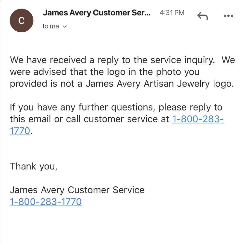 NOT A JAMES AVERY STAMP
